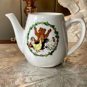 Vintage 1999 Maurice Sendak Little Bear ceramic teapot by Schylling